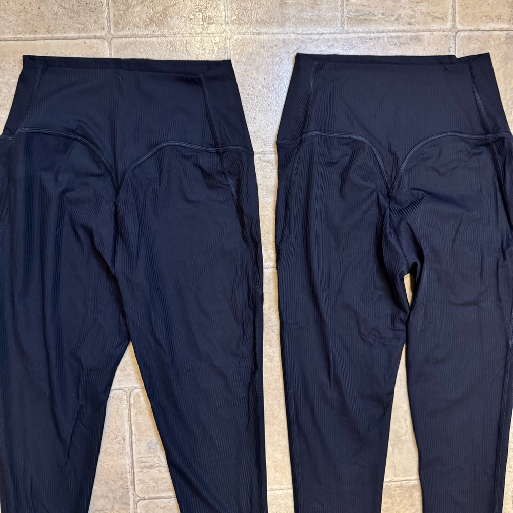 Gymshark ribbed gym leggings size small black - Picture 7 of 7